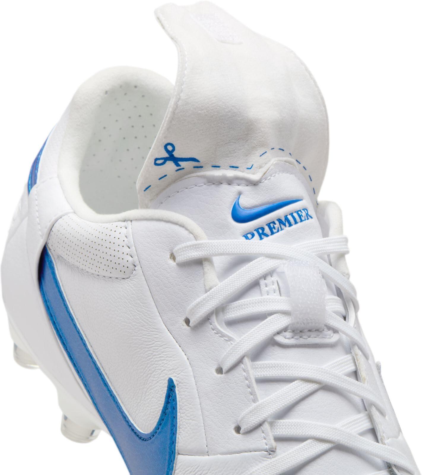 Nike Premier III FG: Sneakers Uomo Bianche e Blu, Taglia 45 EU 3/6