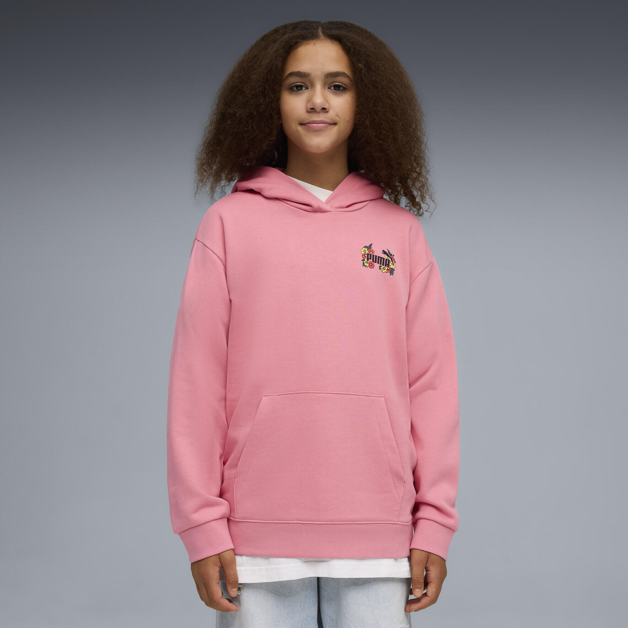 Sudadera con capucha holgada MID 90s estampada Niño PUMA 2/5