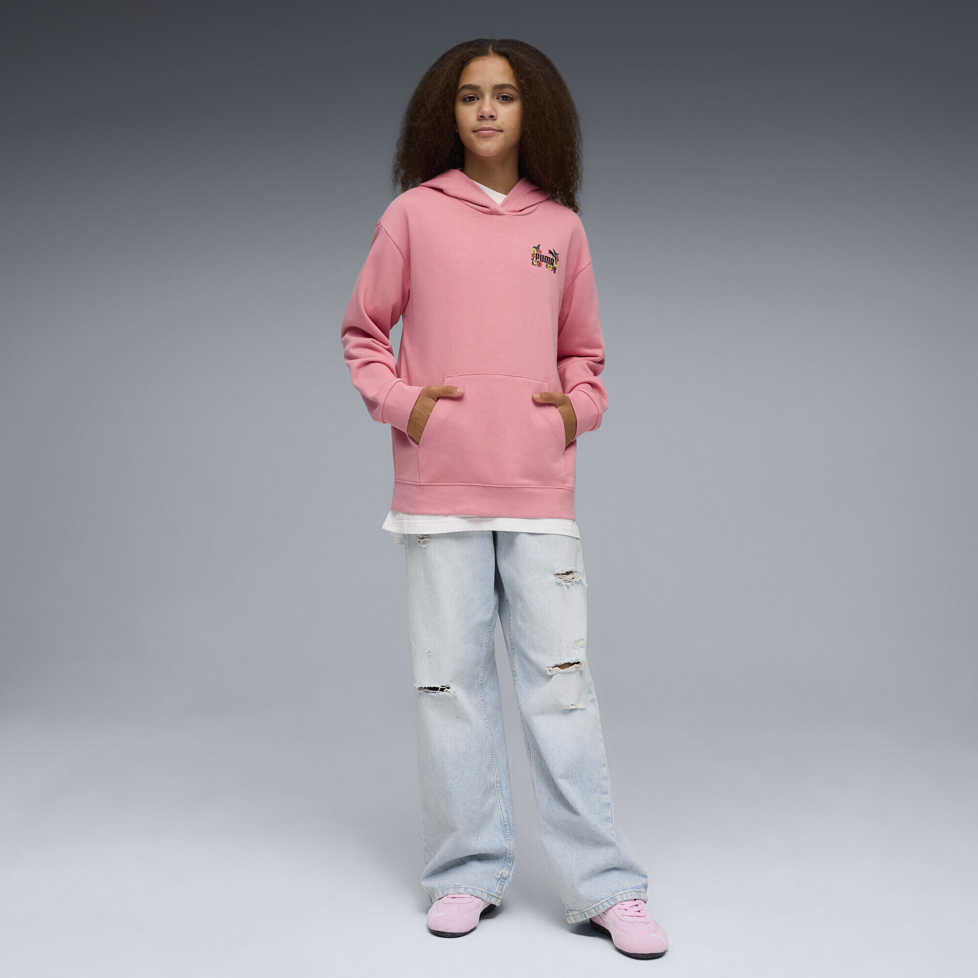 Sudadera con capucha holgada MID 90s estampada Niño PUMA 4/5