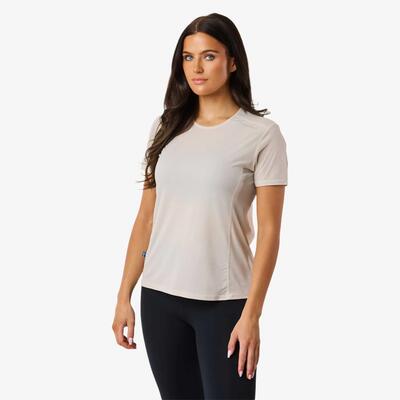 Synthetisch t-shirt korte mouw training vrouw ultra light sneldrogend