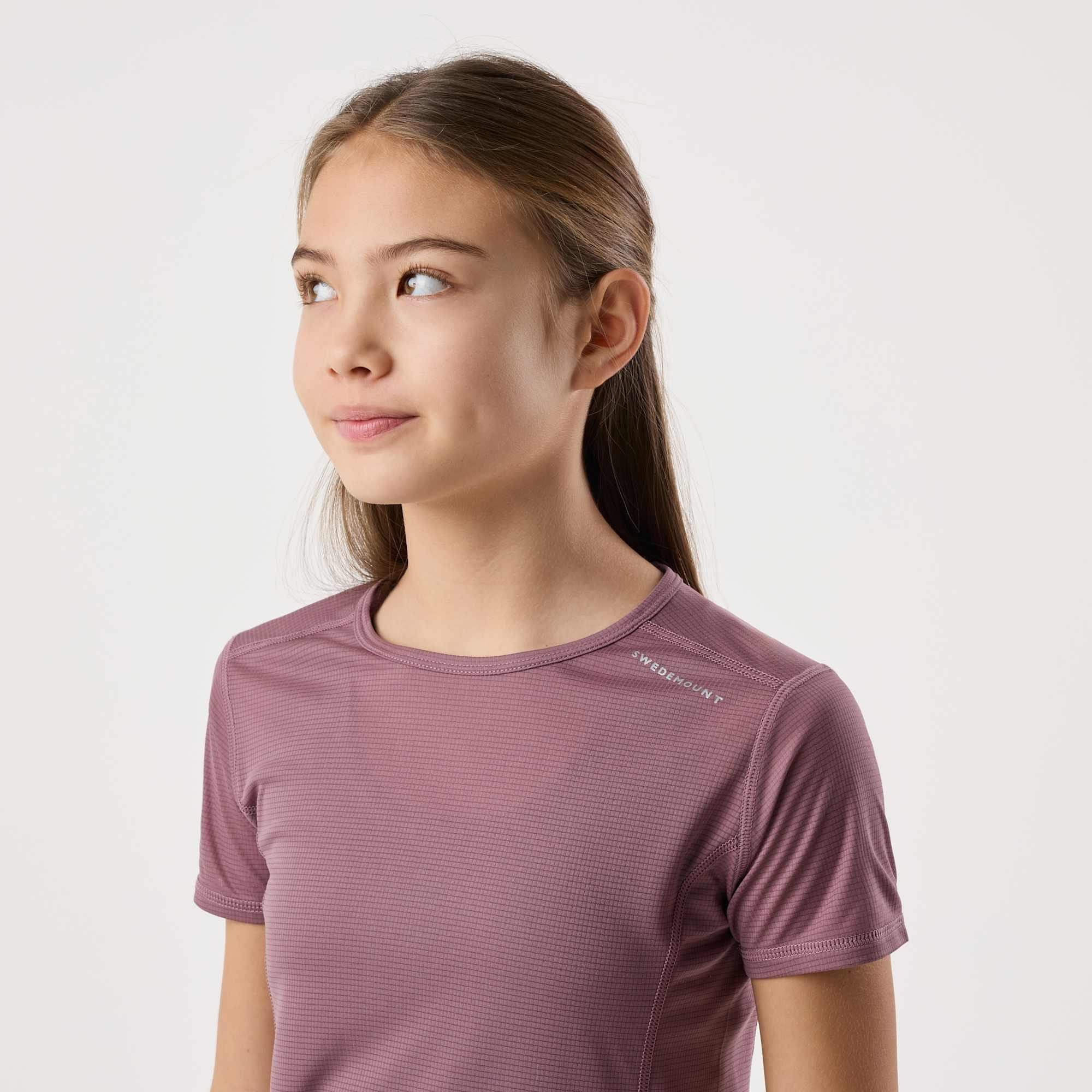 T-shirt à manches courtes training junior fille quick dry Ultra Light Tee 5/8