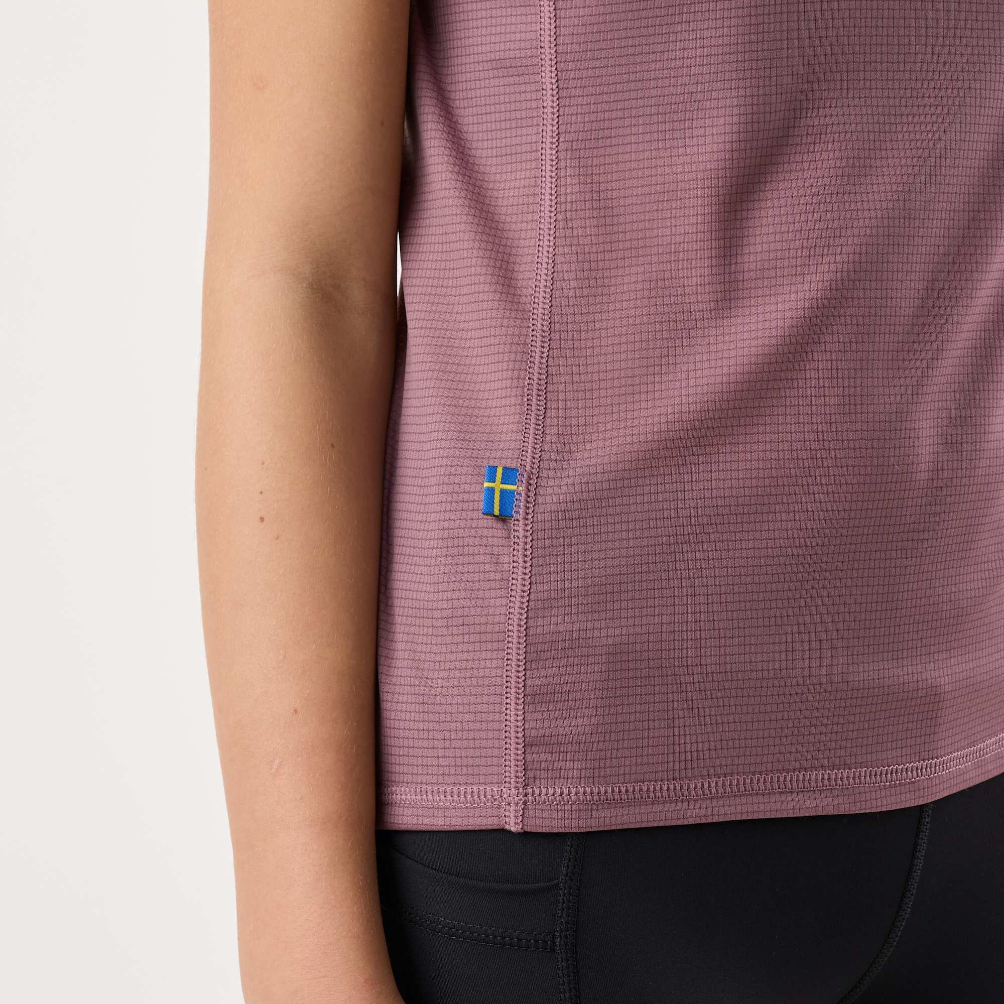 T-shirt à manches courtes training junior fille quick dry Ultra Light Tee 7/8