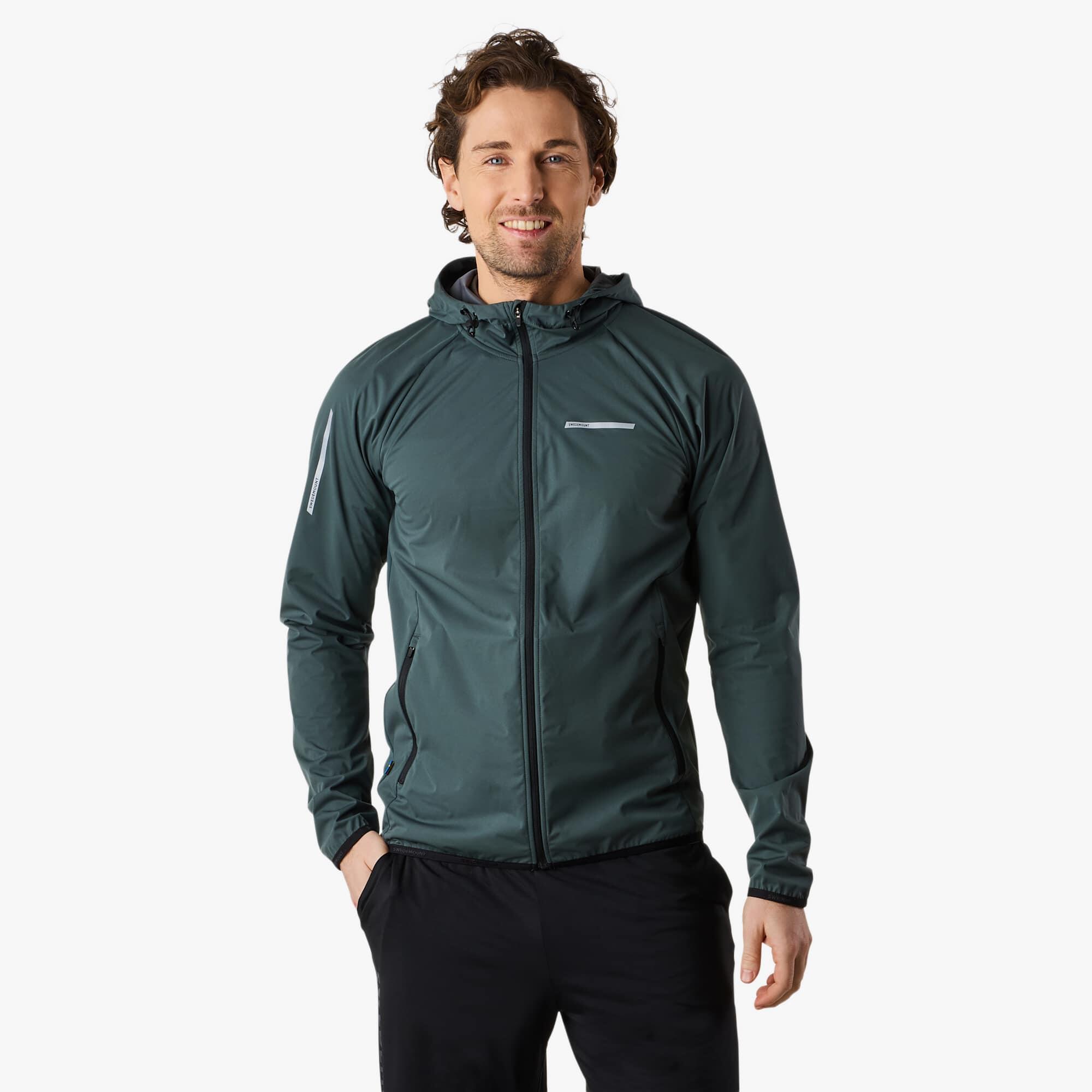 Rogelli heren hardloopjas Core Fluor geel | Duurzame keuze
