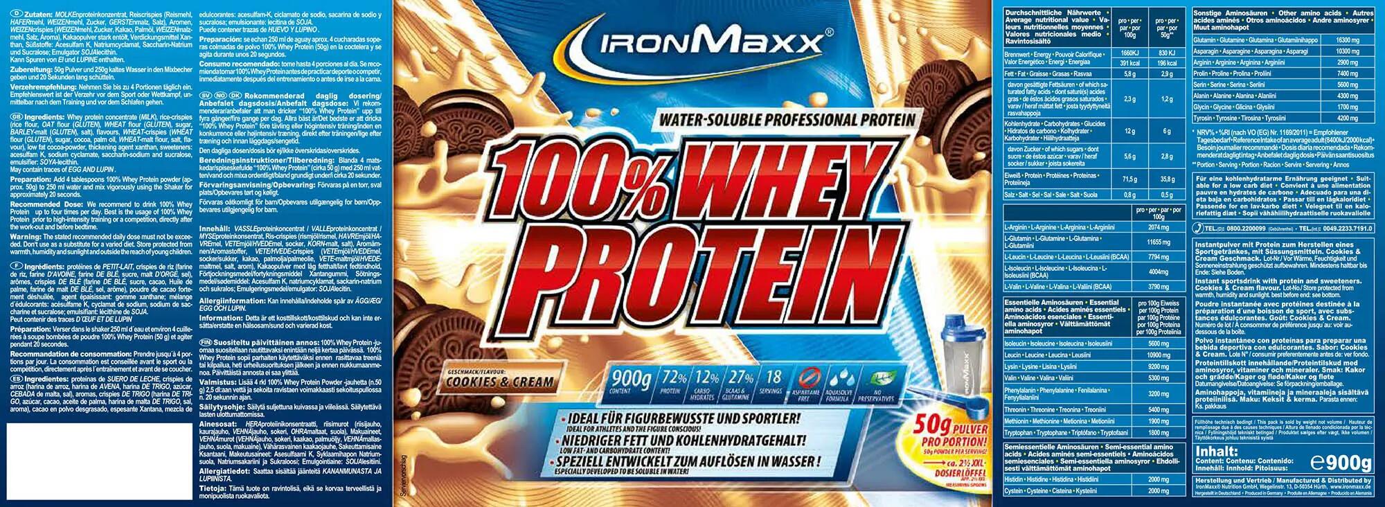 IronMaxx 100% Whey Protein - 2350g 3/3