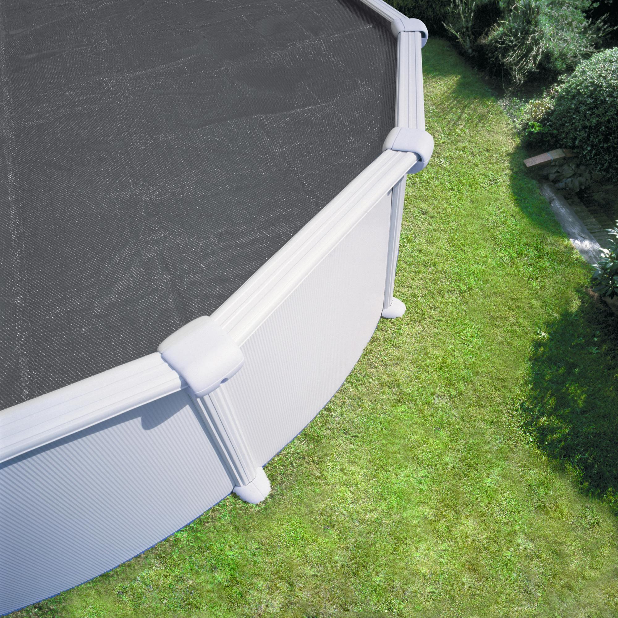 Profi Line Solarplane, Solarfolie, Luftpolsterabdeckung für Pool rund
455 cm, gr 3/4