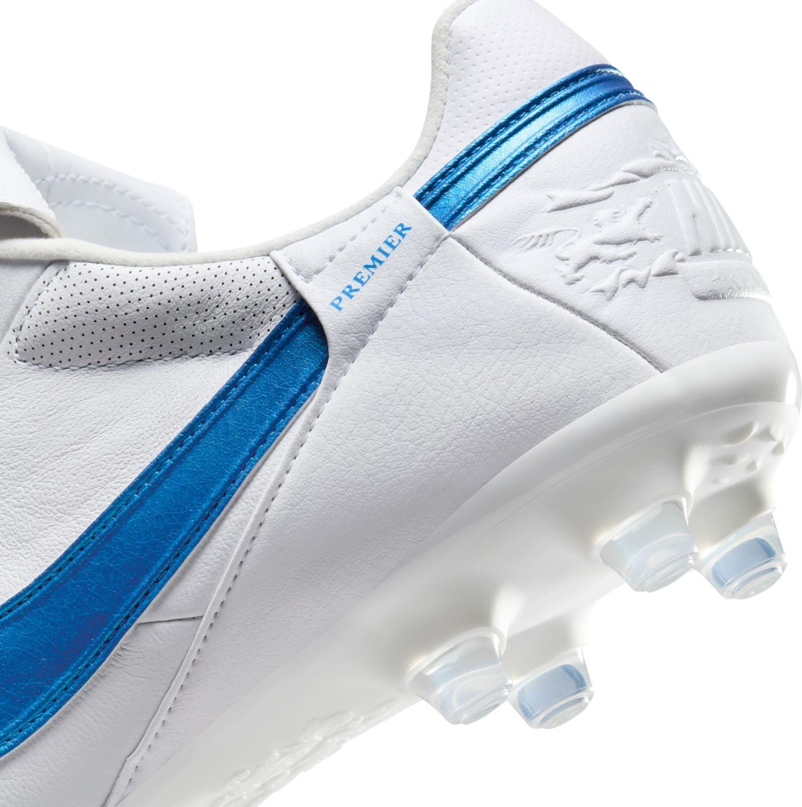 Nike Premier III FG: Sneakers Uomo Bianche e Blu, Taglia 45 EU 2/6