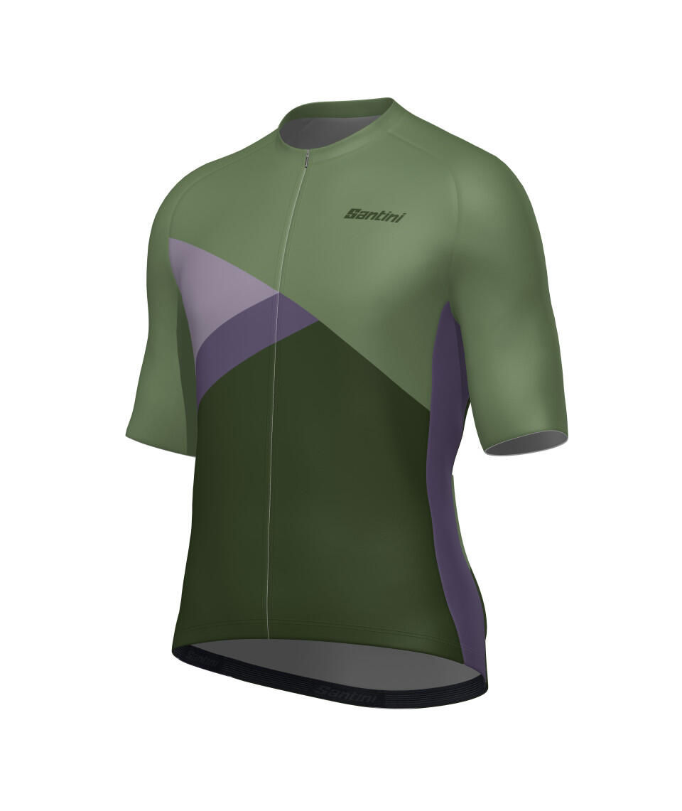 Climb – Maillot Manches Courtes Homme vert sauge Velò 3/4