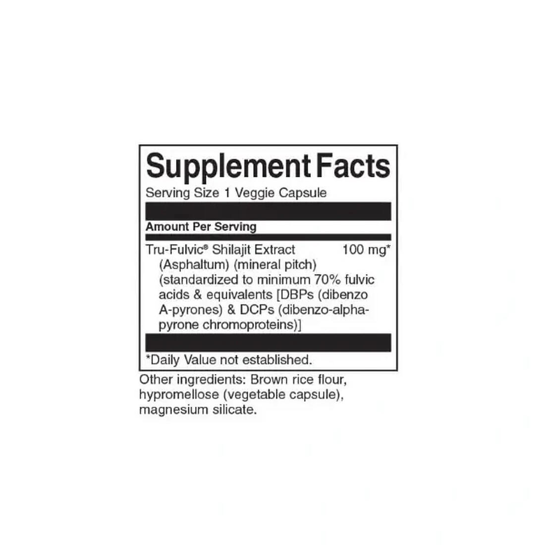 Swanson Shilajit Extract 100mg 30 Kapseln 2/2