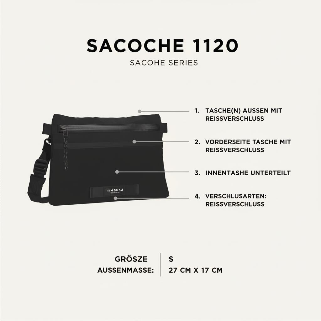 Timbuk2 Sacoche 1120 Damen,Herren Messenger Bag, Umhängetasche, Cross-body 3/5