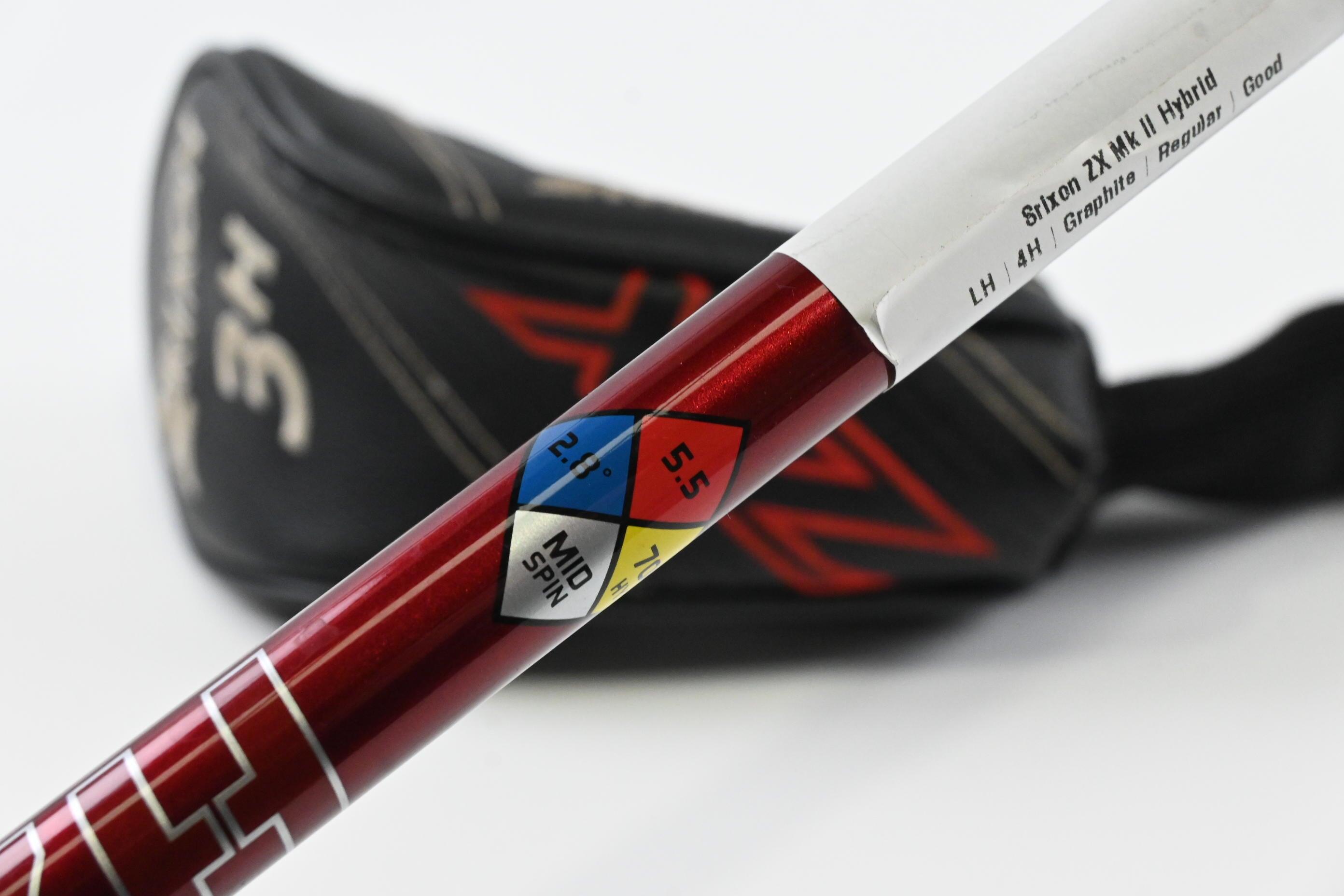 Left Hand Srixon ZX Mk II #4 Hybrid / 22 Degree / Regular Flex