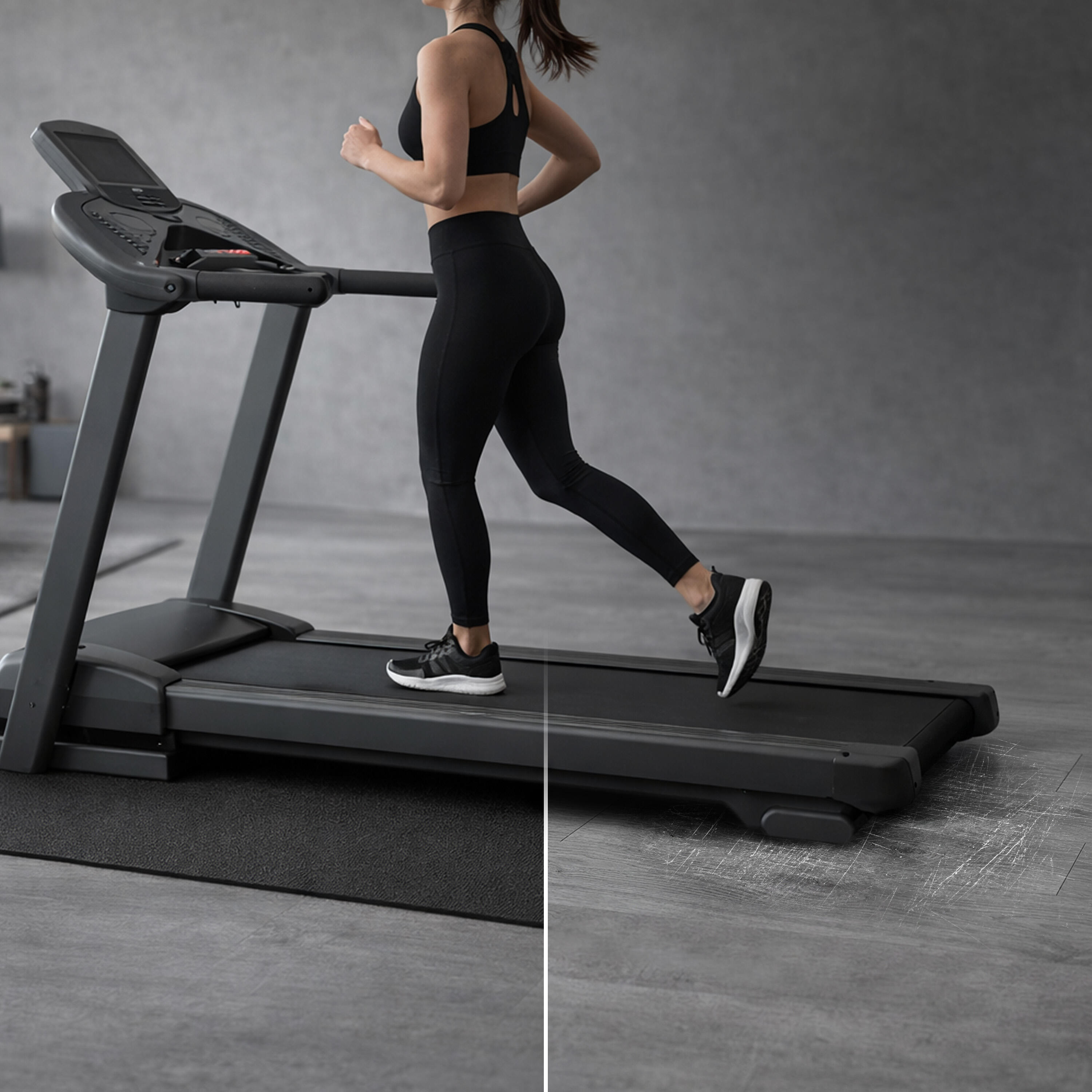 XXL Beschermmat fitnessapparaat 213x152 cm 8 mm – antislip fitnessmat 3/7