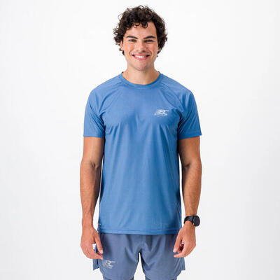 T-shirt eco-gerecycled en ademend heren running-trail aero