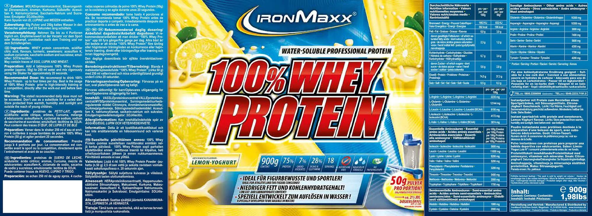 IronMaxx 100% Whey Protein - 2350g 3/3