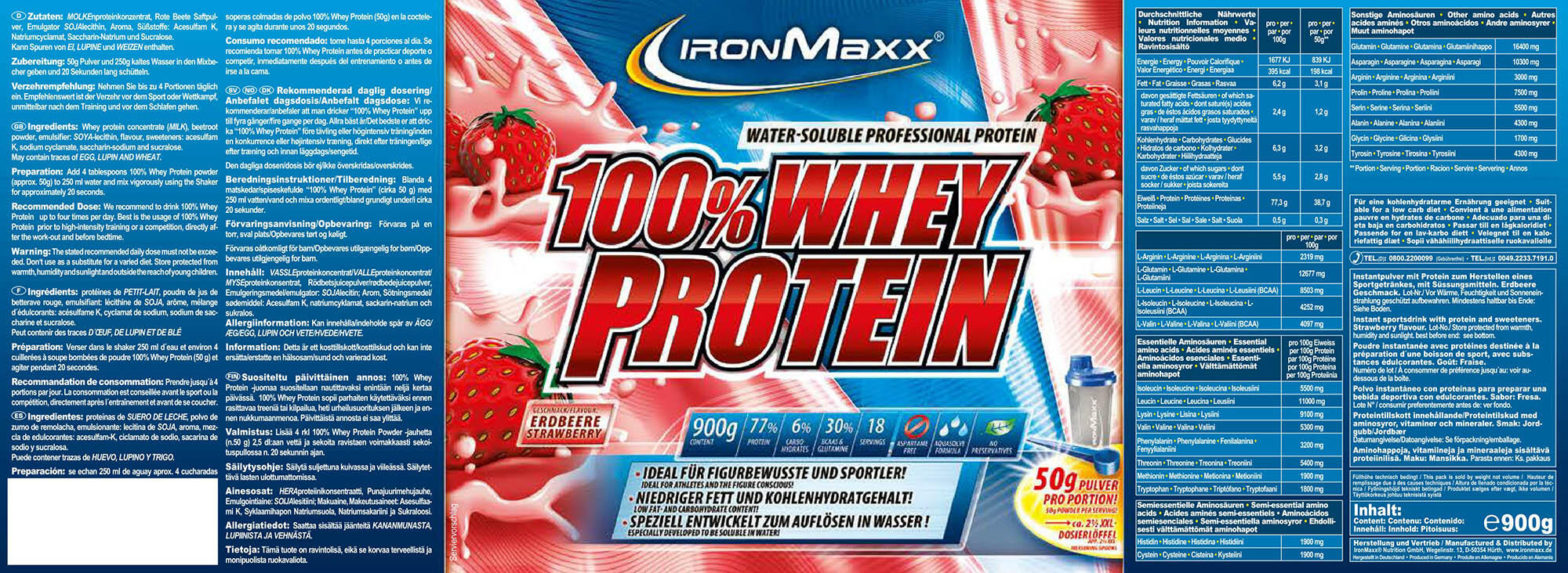 IronMaxx 100% Whey Protein - 2350g 3/3