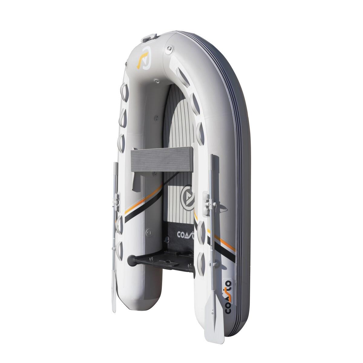 Gommoncino gonfiabile premium Dropstitch - 248x154 cm - Grigio - Max 317kg/6CV 6/7