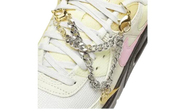 Nike Air Max 90 Cuban Link Velvet Brown (W) 3/4