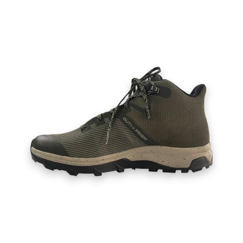 Botas Montaña Hombre Salomon OUTline Prism Verdes Resistentes 2/5