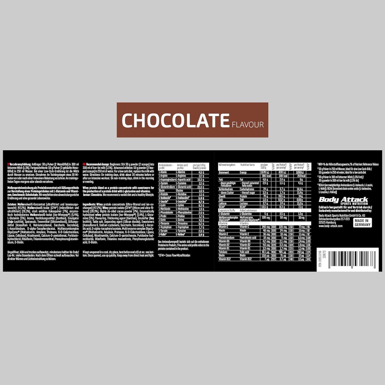 Body Attack Extreme Whey Deluxe 2,3kg 2/2