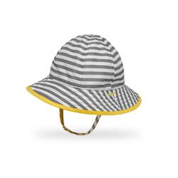 UPF50+ Infant SunSkipper Bucket Quarry Stripe/Lemon 6-12m