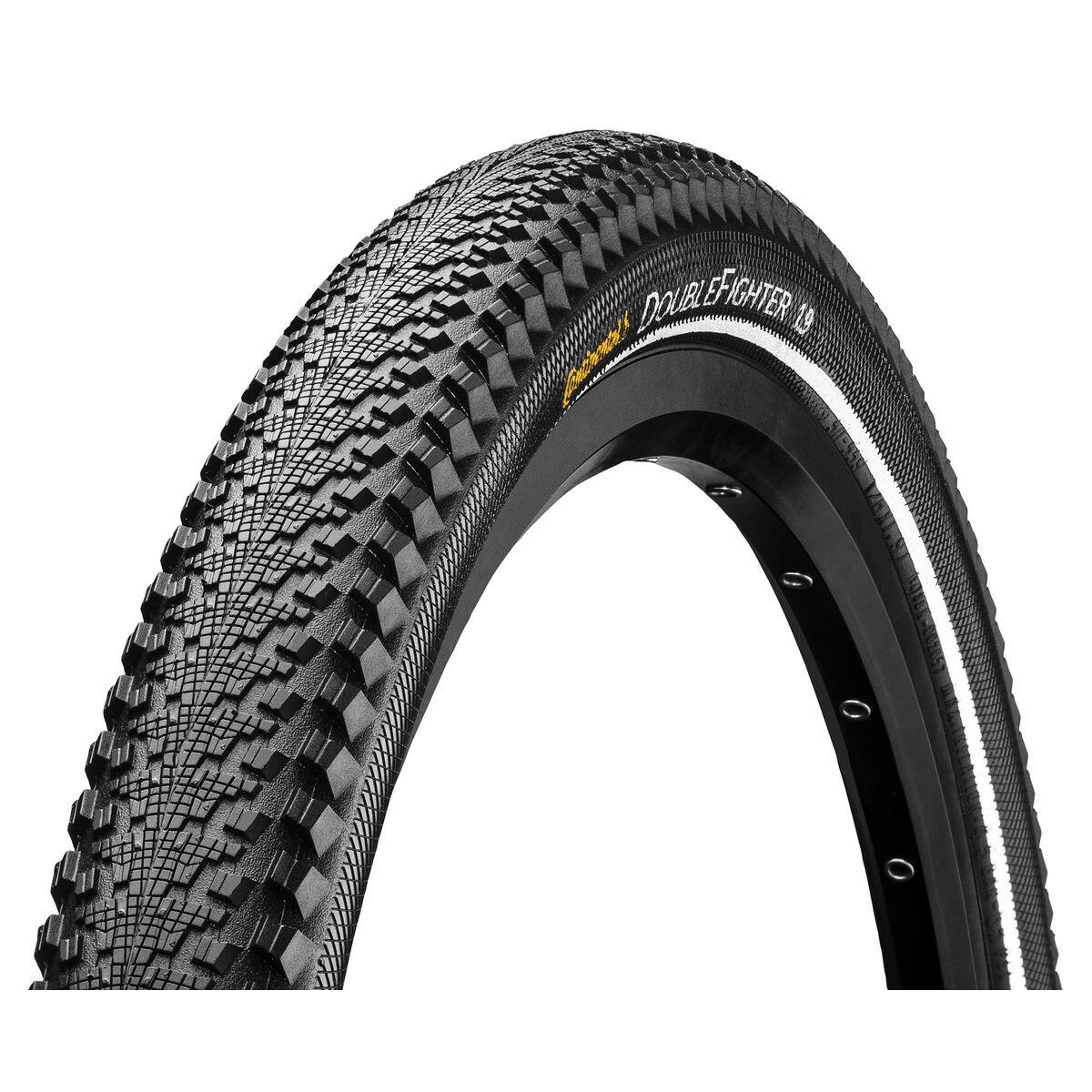 DoubleFighter III Reflex Tyre-Wire Bead MTB Black/Black Reflex 700 X 35C 2/2