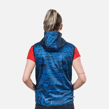Vesta softshell TeamRomania20 albastru 3/4