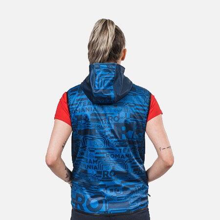 Vesta softshell TeamRomania20 albastru