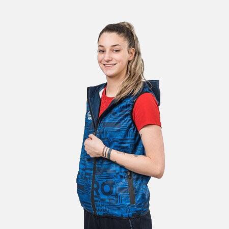 Vesta softshell TeamRomania20 albastru