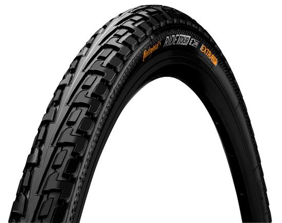 Continental Ride Tour Outdoor Reifen - Städtisches Fahrrad, Schwarz, 27x1 1/4