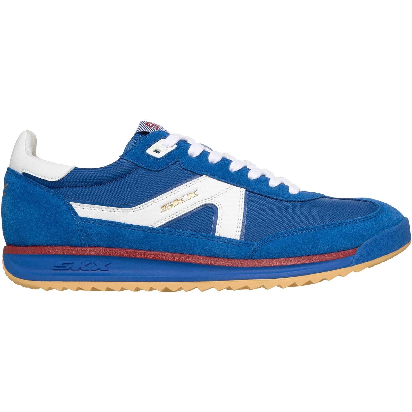 Skechers SKX 92 Spective Leren Heren Sneakers Blauw/Multi 5/5