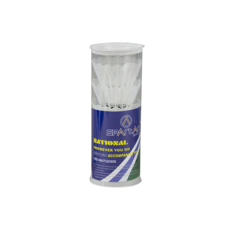 Fluturasi badminton Spartan plastic - set 10 bucati