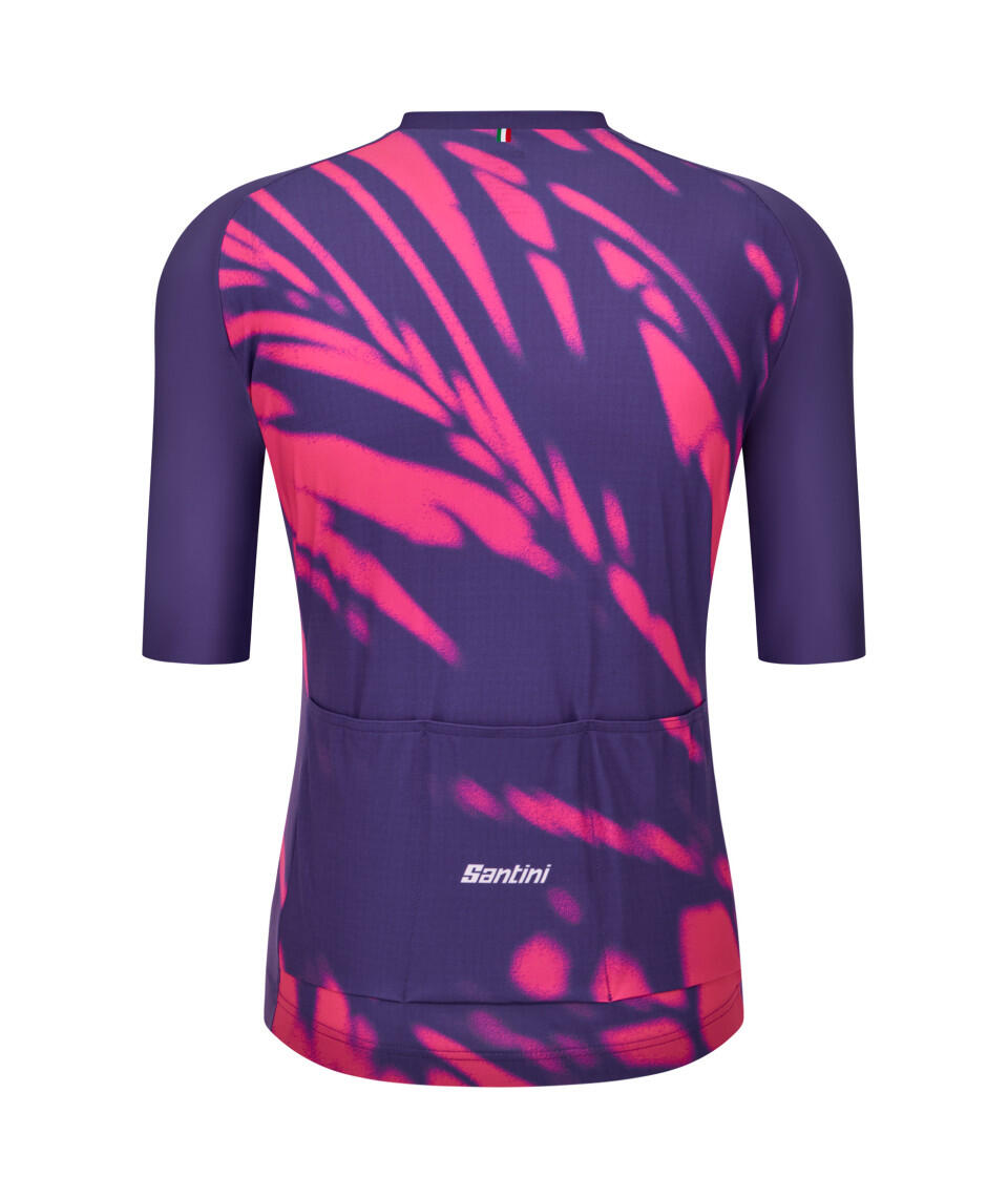 Leaf – Maillot Manches Courtes Homme violet Velò 2/3