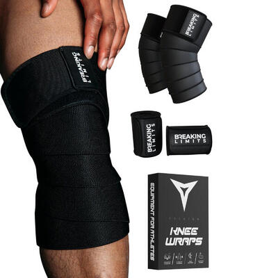 Knee wraps – knee sleeves powerlifting – knie straps - fitness & crossfit