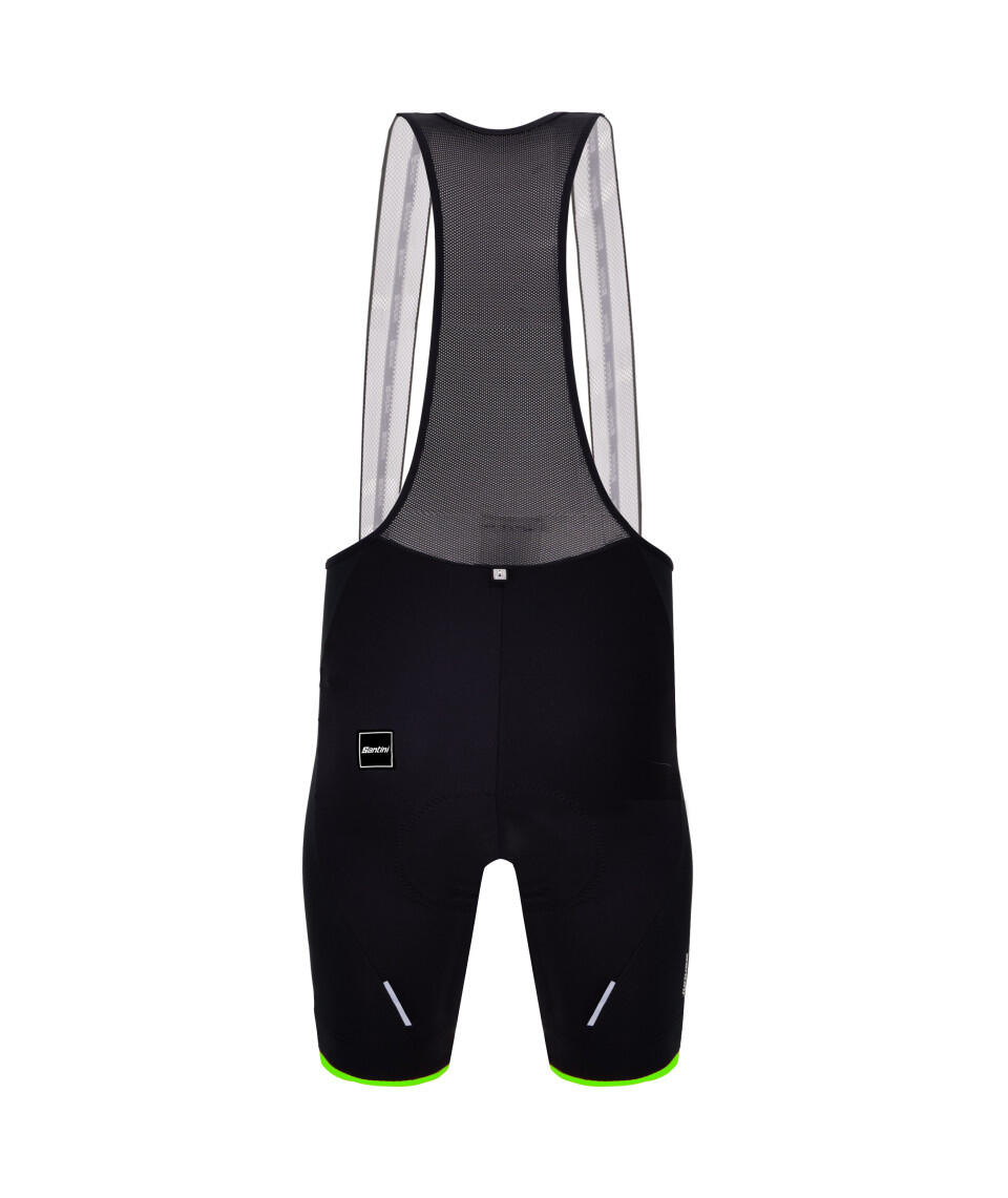 Embos - Pantaloncino - Uomo - Nero-Verde Ciclismo 2/3