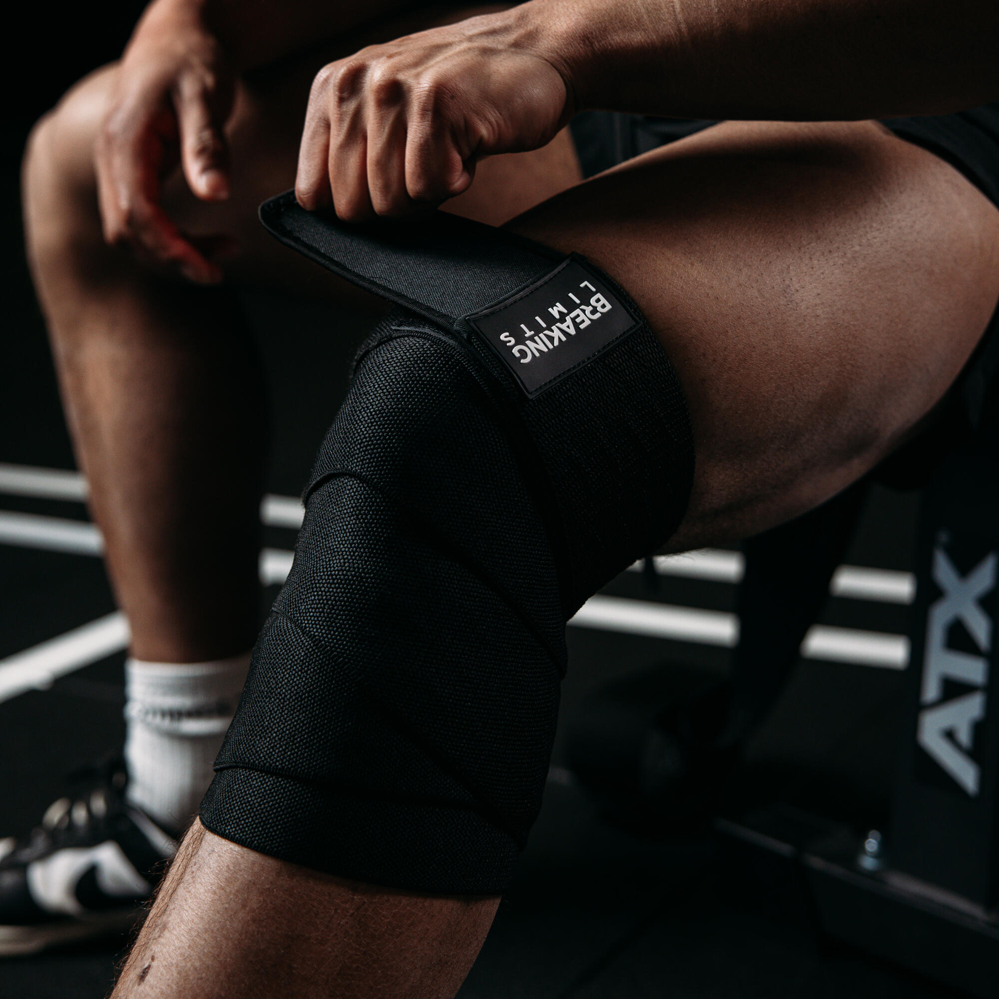 Knee Wraps – Knee Sleeves Powerlifting – Knie Straps - Fitness & Crossfit 2/5
