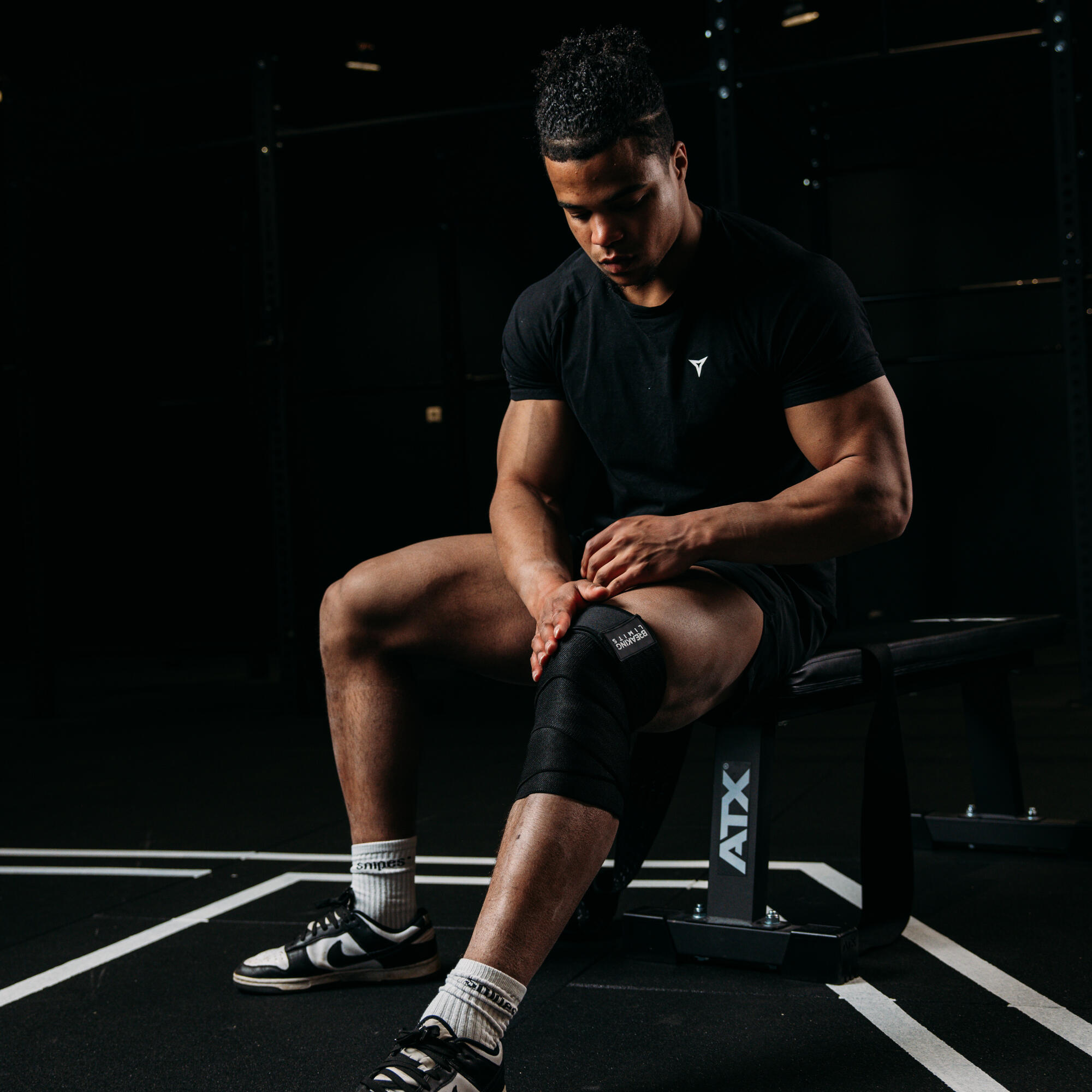 Knee Wraps – Knee Sleeves Powerlifting – Knie Straps - Fitness & Crossfit 4/5