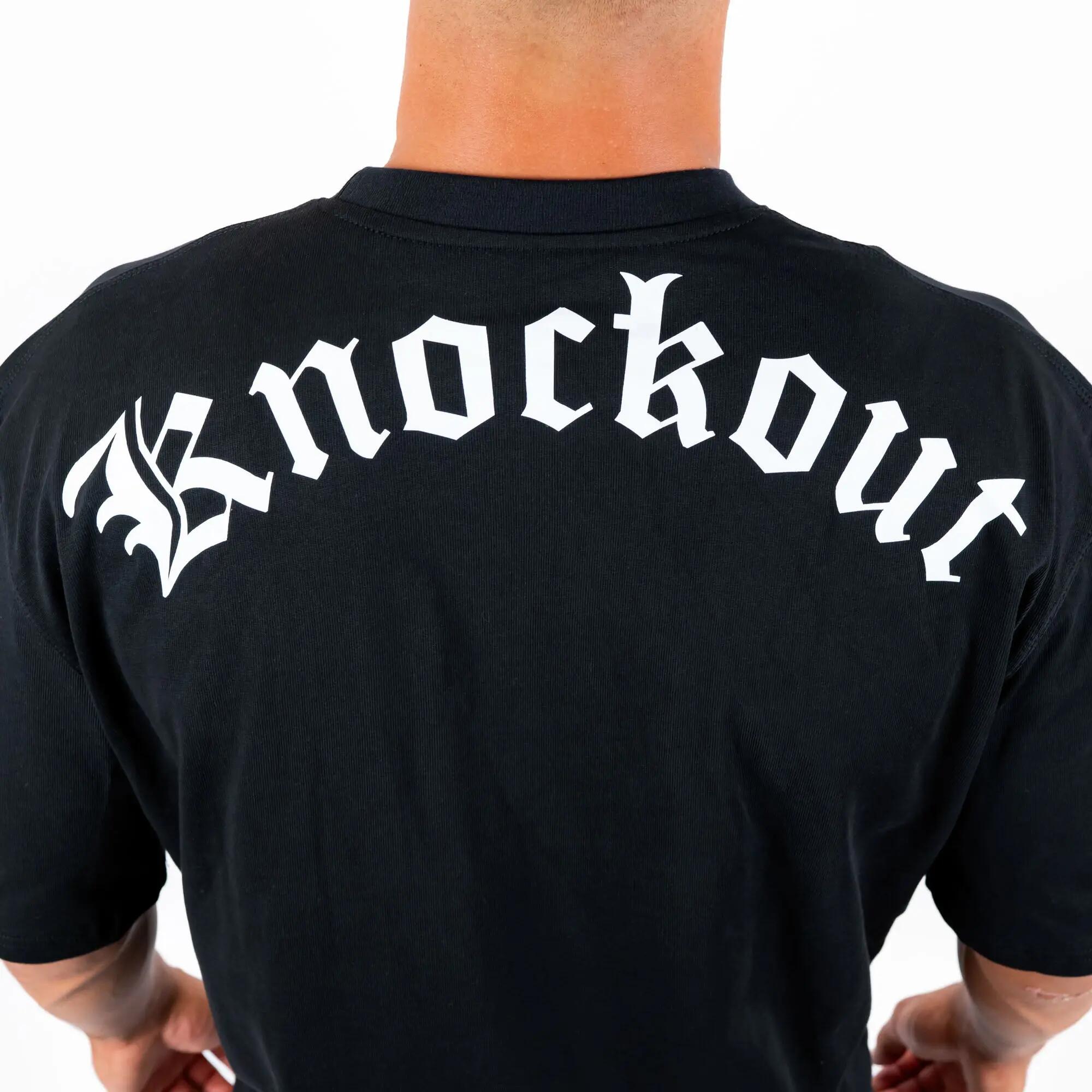 Tricou Oversize Knockout Black Angels 3/4