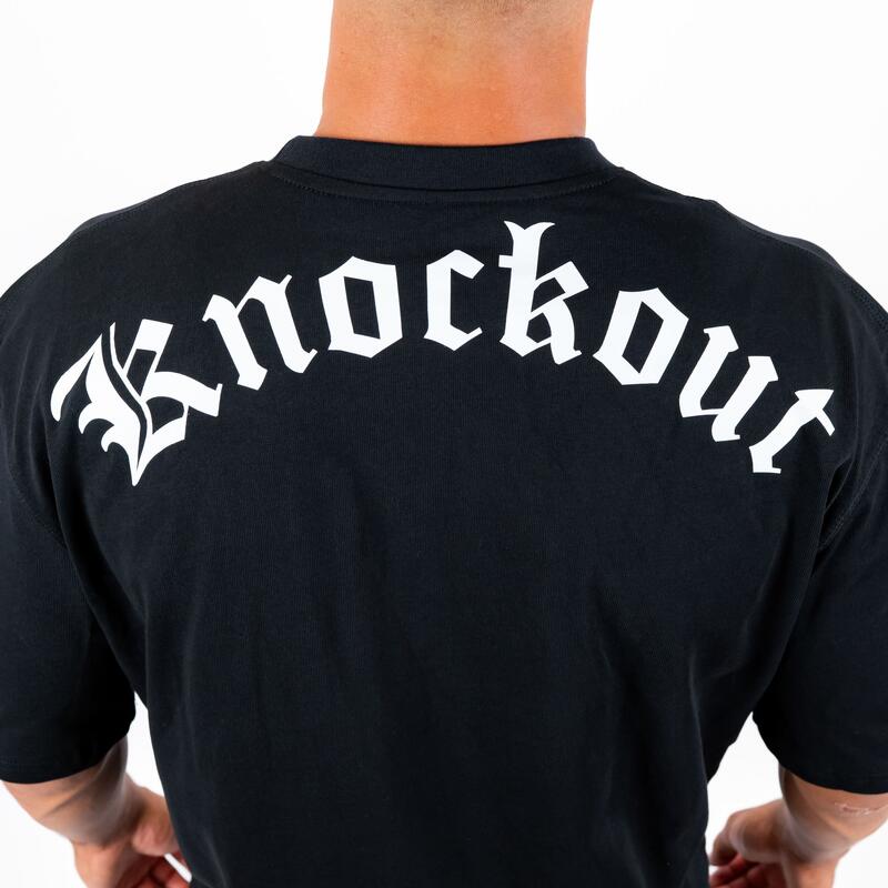 Tricou Oversize Knockout Black Angels