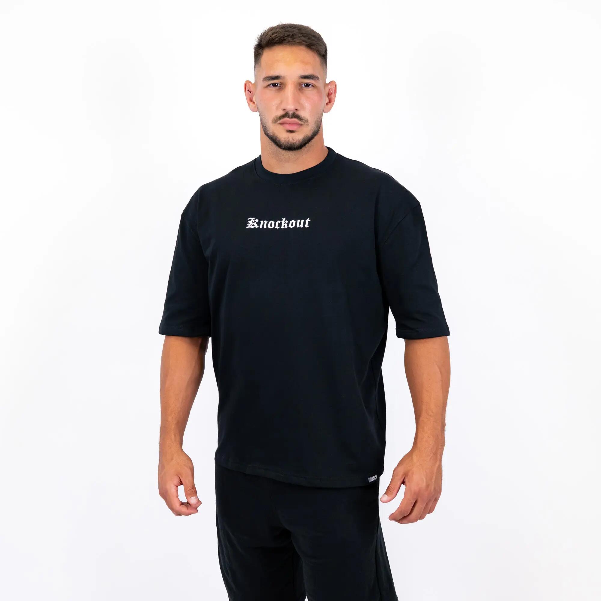 Tricou Oversize Knockout Black Angels 2/4