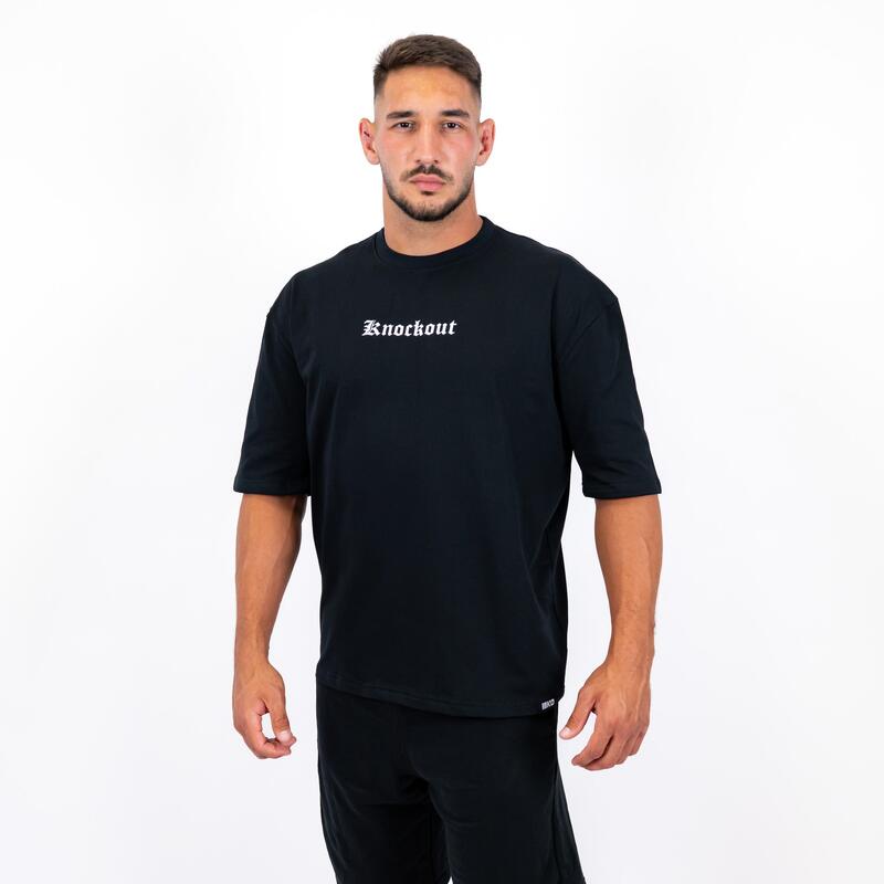 Tricou Oversize Knockout Black Angels