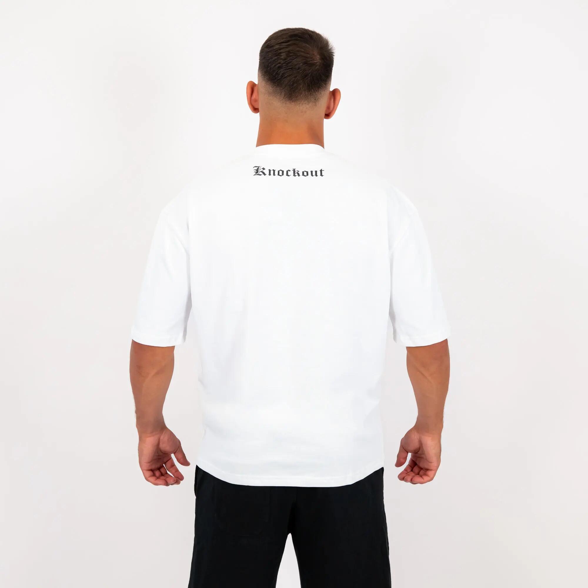 Tricou Oversize Knockout White Angels 2/6