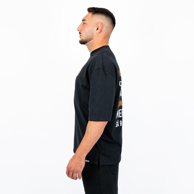 Tricou Oversize Knockout Luptător Fără Gardă