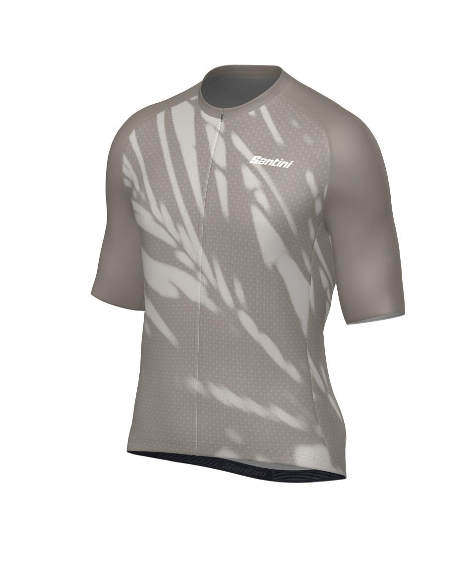 Leaf – Maillot De Manga Corta Hombre capuchino Ciclismo 3/4