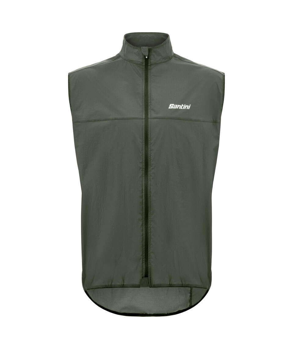 Ventus - Chaleco Antiviento - Hombre - verde militar Ciclismo 2/4