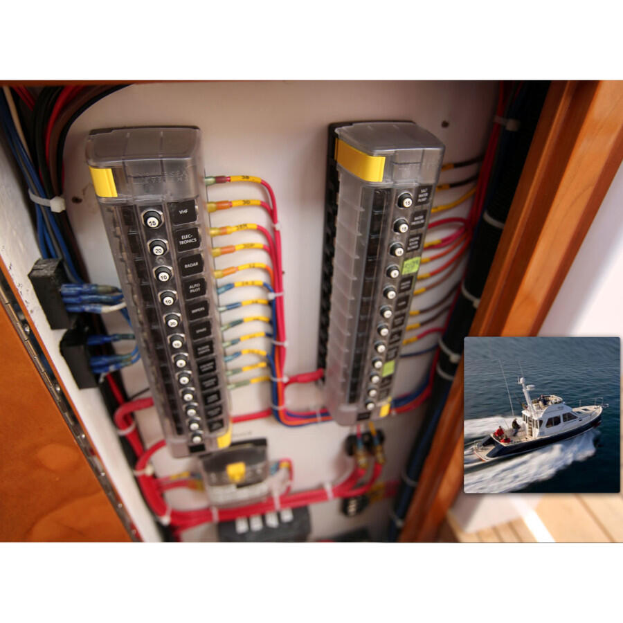 Boite à disjoncteurs 6 circuits avec bus de masse 3/3