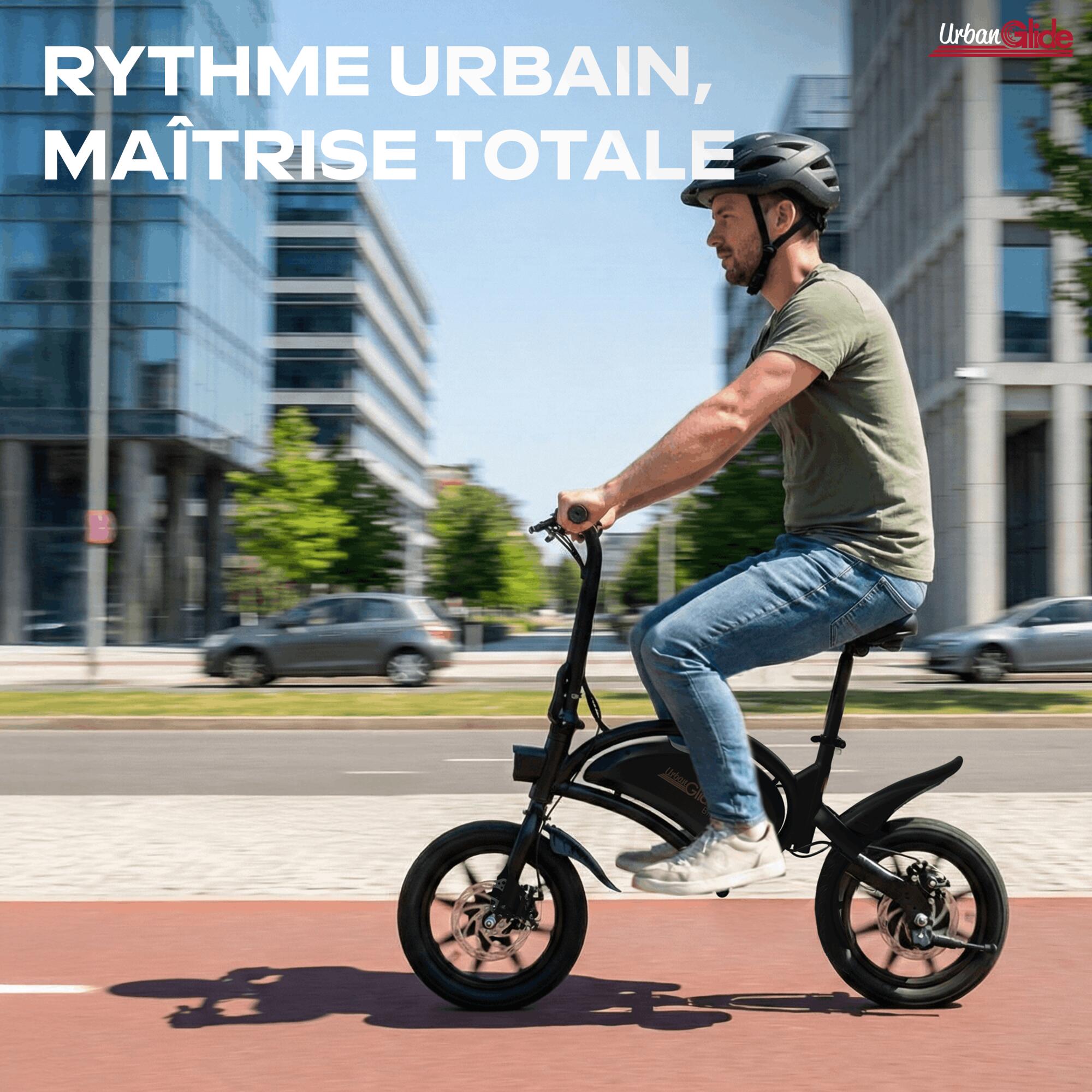 Bicicleta elétrica UrbanGlide e-bike 140 - rodas de 14'' - 250 W - 6 Ah - Suport 3/7