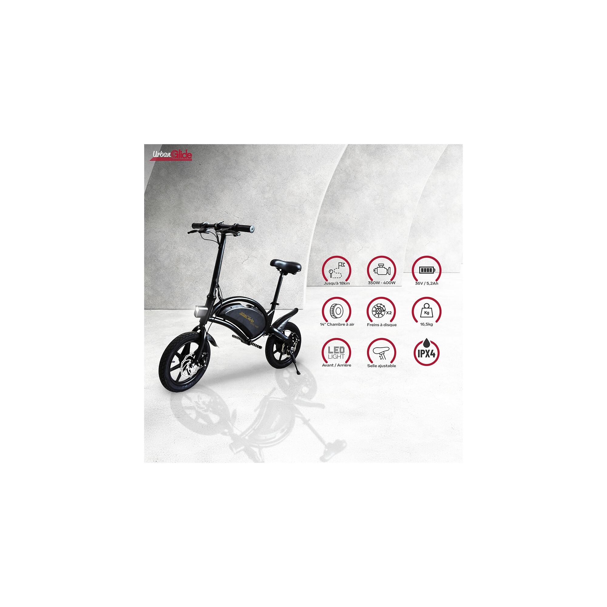 Bicicleta elétrica UrbanGlide e-bike 140 - rodas de 14'' - 250 W - 6 Ah - Suport 2/7