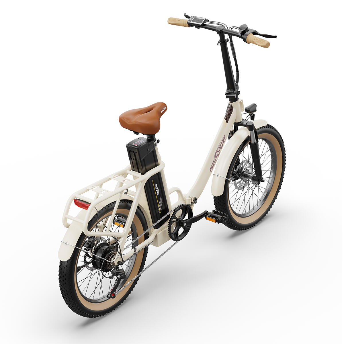 Bicicleta eléctrica plegable urbana ONESPORT OT16-2 48V 17Ah neumáticos 20" 3/15