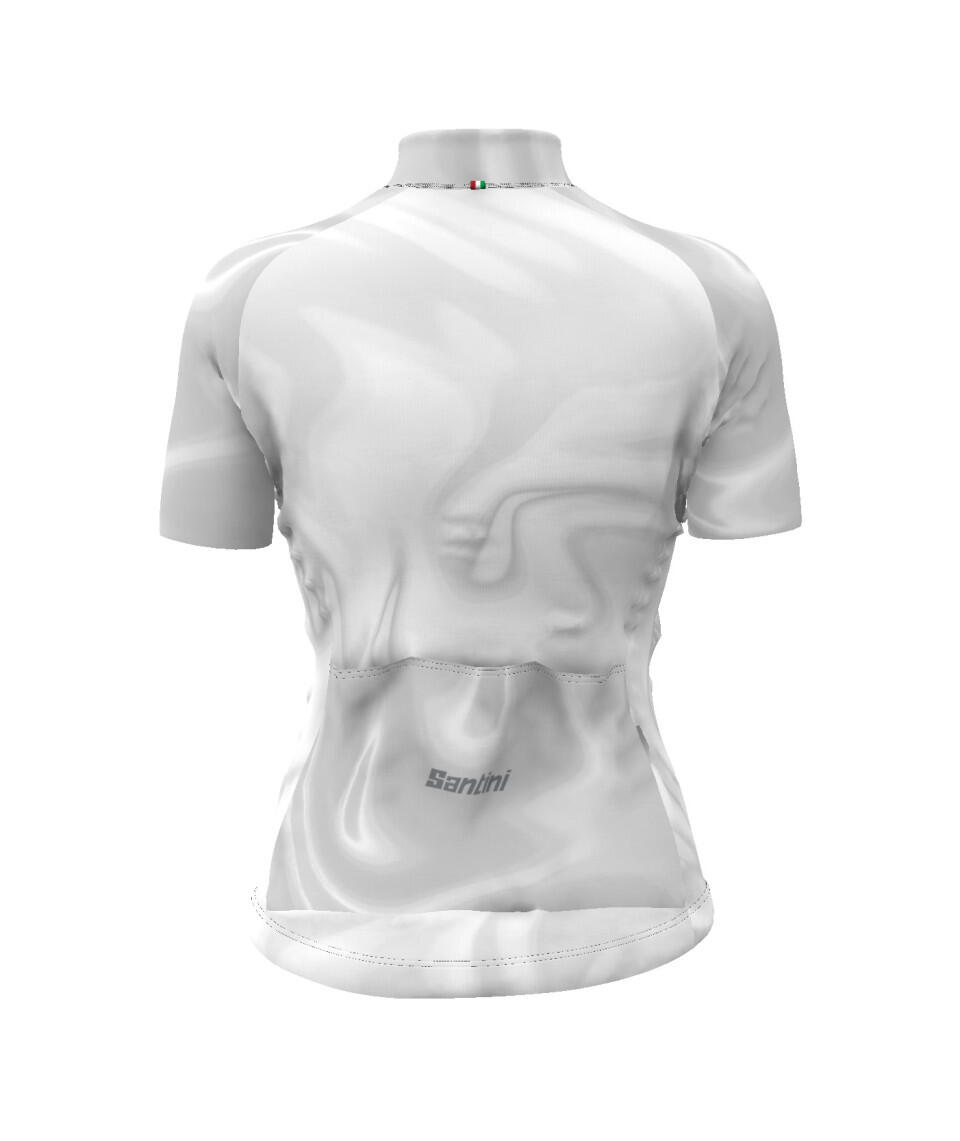 Velia - Maillot De Manga Corta Mujer gris Ciclismo 2/4