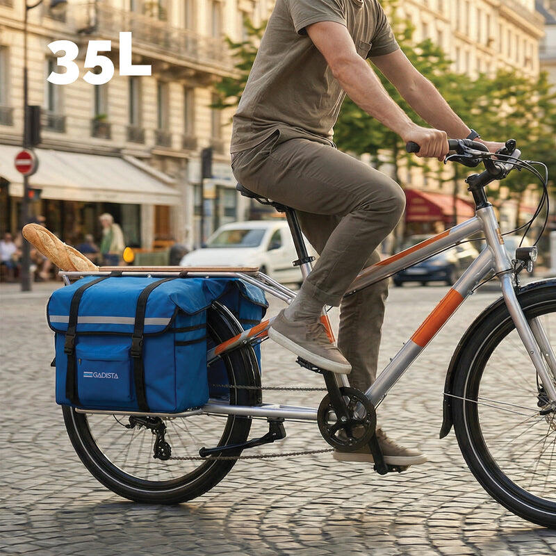 GADISTA WARI Borsa Bici Cargo Longtail 35L Blu 4/7