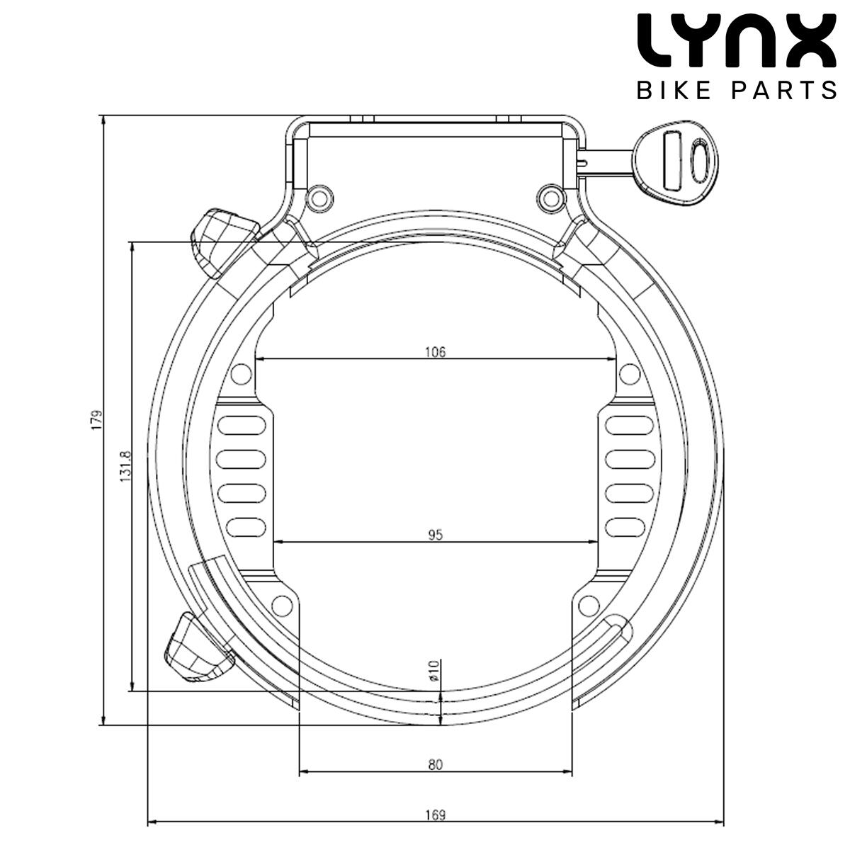 Cerradura de cuadro Lynx ART 2 XL OEM 2/2
